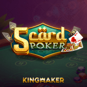 5 Card Poker casino game online cards